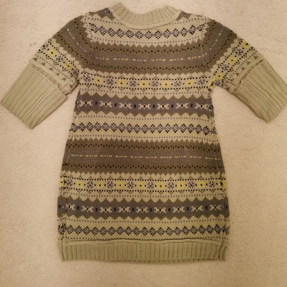 2/ 25 Mayoral Fairisle Jacquard Sweater Dress - Picture 4 of 9